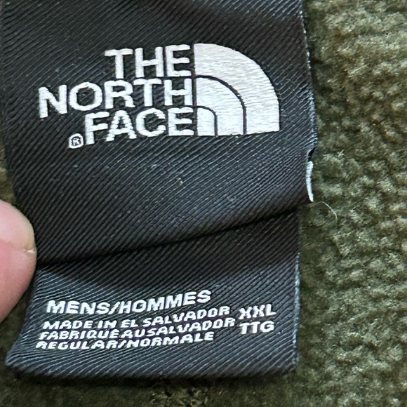The North Face 1/4 Zip Jacket Mens XXL Textured Cap Rock Green Gorpcore Hiking - Picture 4 of 9